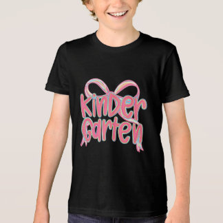 Cute Kindergarten Design with Ribbon Tri-Blend Shirt