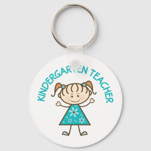 Cute Kindergarten Teacher Key Ring