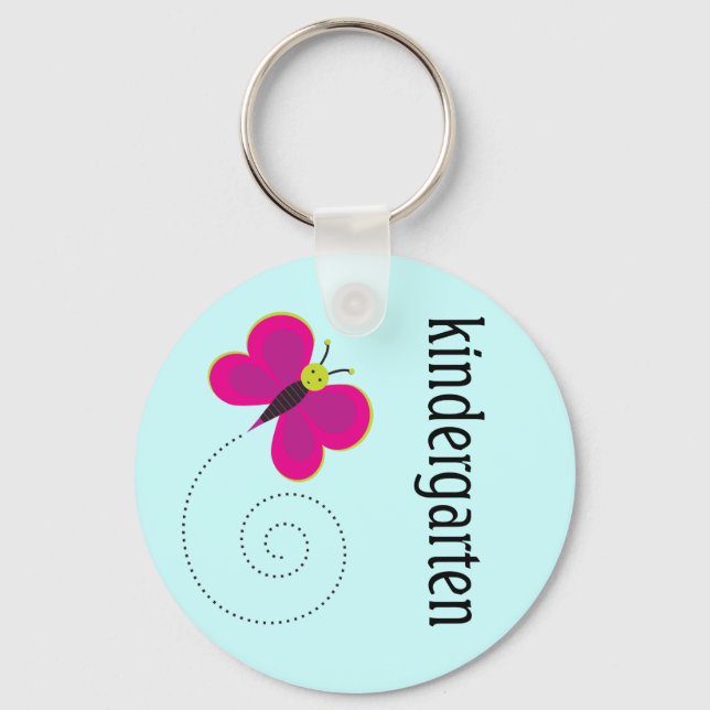 Cute Kindergarten Teacher Keychain (Front)