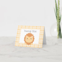 Cute King of The Jungle Lion Cub Boy Baby Shower