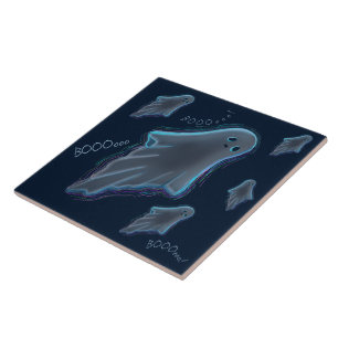 Cute KiniArt Ghost Tile