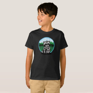 Cute KiniArt Racoon T-Shirt