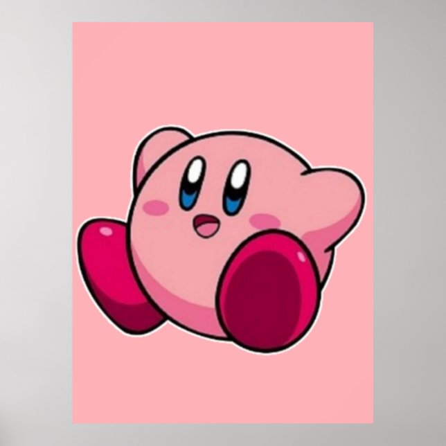 Cute Kirby sticker multi Poster (Front)