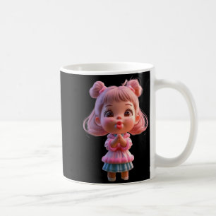 Cute Kiss Girl Funny Unisex Design for Men Women Coffee Mug