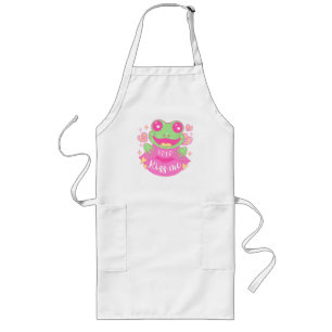 Cute Kiss Me Frog - Xoxo Long Apron