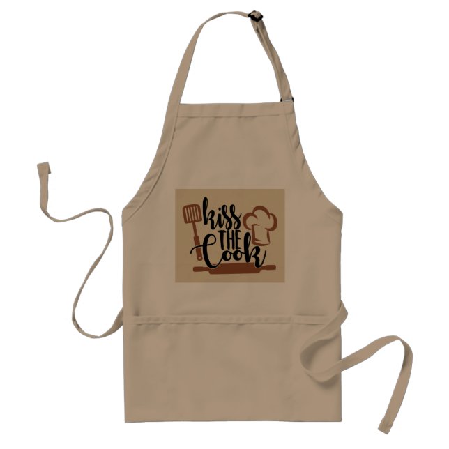 Cute kiss the cook apron (Front)