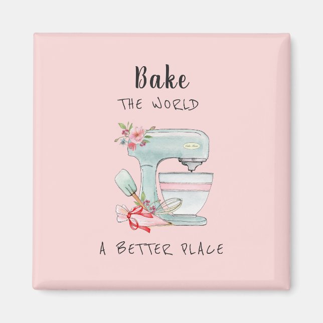 Cute Kitchen mixer  Magnet (Front)