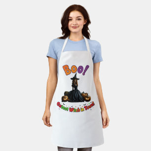 Cute Kitchen Witch Apron - Mommy's Magical Meals
