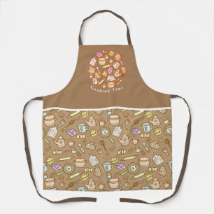 Cute Kitchenware Brown Apron