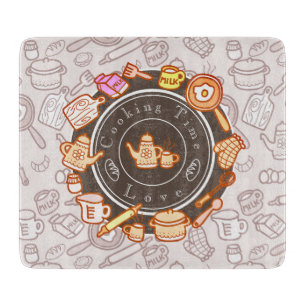 Cute Kitchenware Brown Cutting Board