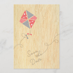 Cute Kite Save the Date