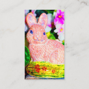 Cute Kitschy Bunny Rabbit Enclosure Card