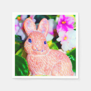 Cute Kitschy Bunny Rabbit  Napkin