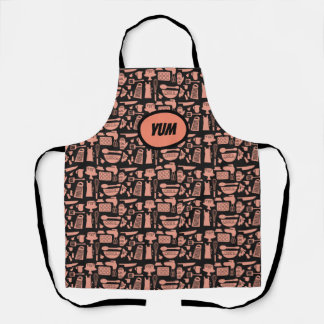  Cute Kitschy Retro Style Vintage Fifties Kitchen Apron