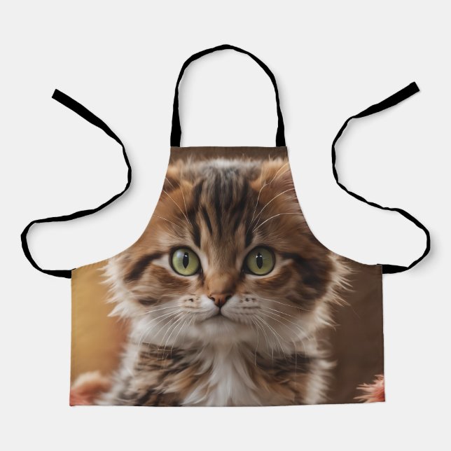 Cute Kitten  Apron (Front)