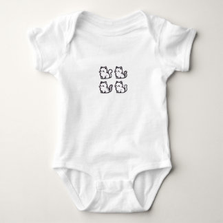 Cute kitten baby outfit bodysuit