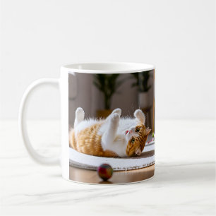 Cute Kitten Ball Play Coffee Mug