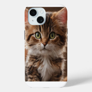 Cute Kitten iPhone 15 Case