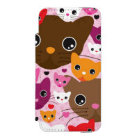 cute kitten cat background pattern