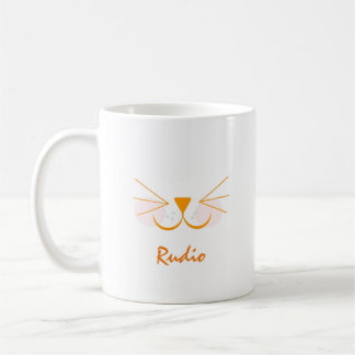 Cute Kitten Cat Face Pet Photo Name    Coffee Mug