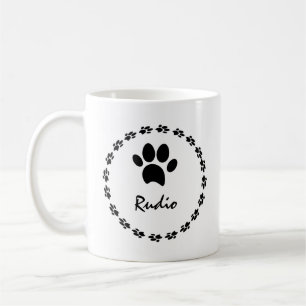 Cute Kitten Cat Pet Photo Paw Name Coffee Mug