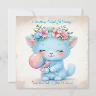 Cute Kitten Cat Save The Date