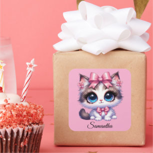 cute kitten cat Sticker