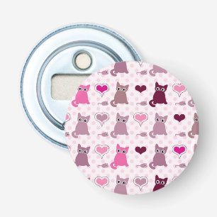 Cute kitten girls pattern bottle opener