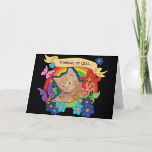Cute Kitten Greeting Card