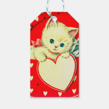 Cute Kitten Heart Vintage Cat Retro Kitty