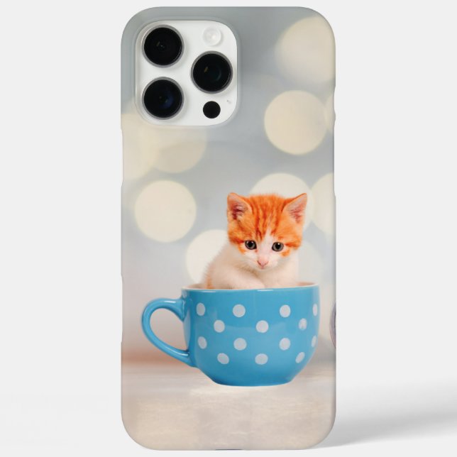 Cute Kitten in  Phone Case iphone 16 Pro Max, (Back)