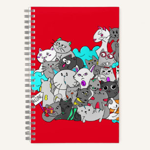 Cute Kitten Mashup Notebook