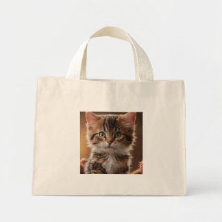 Cute Kitten Mini Tote Bag