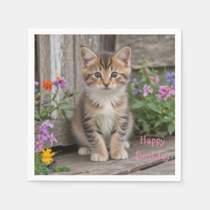 Cute Kitten Napkin
