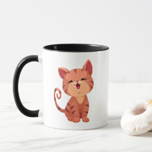 Cute Kitten Orange Tabby Tiger Cat Kitty Mum Mug