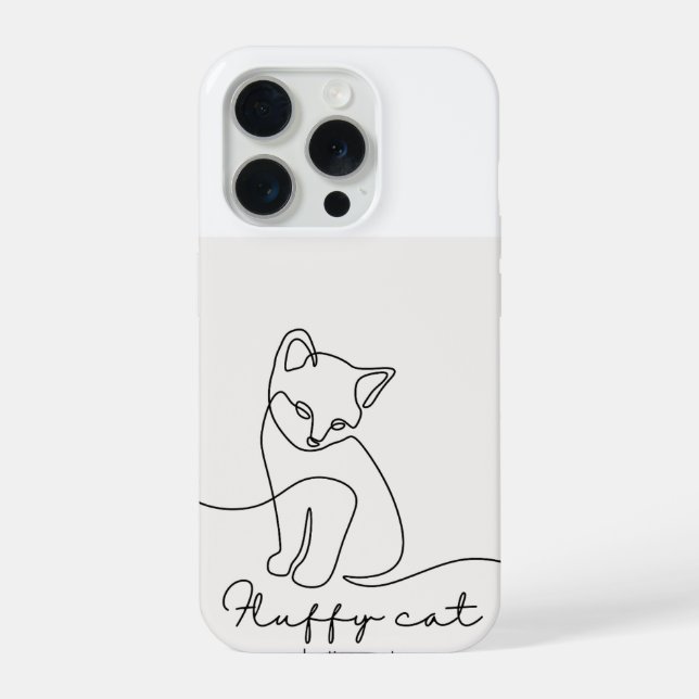 cute kitten phone cover (Back)