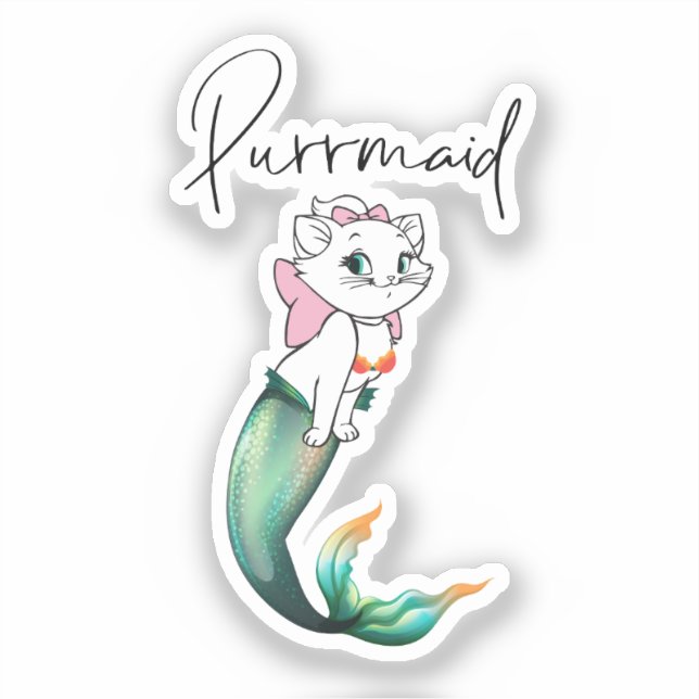 Cute Kitten Purrmaid – Fun Mermaid Cat Design (Front)