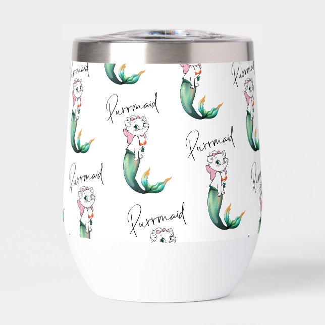 Cute Kitten Purrmaid – Fun Mermaid Cat Design (Front)