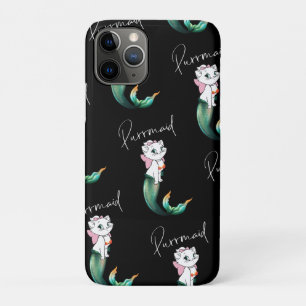 Cute Kitten Purrmaid – Fun Mermaid Cat Design iPhone 11 Pro Case