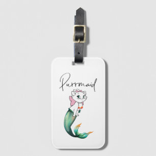 Cute Kitten Purrmaid – Fun Mermaid Cat Design Luggage Tag