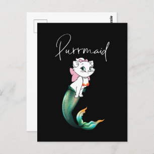 Cute Kitten Purrmaid – Fun Mermaid Cat Design Postcard