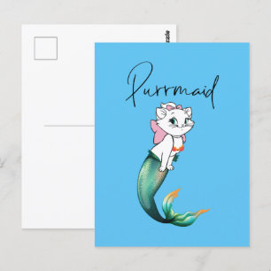 Cute Kitten Purrmaid – Fun Mermaid Cat Design Postcard