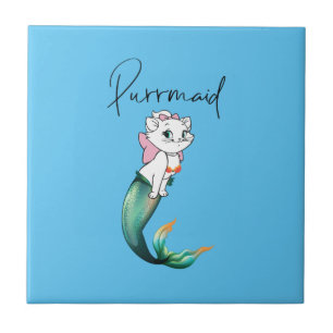 Cute Kitten Purrmaid – Fun Mermaid Cat Design Tile