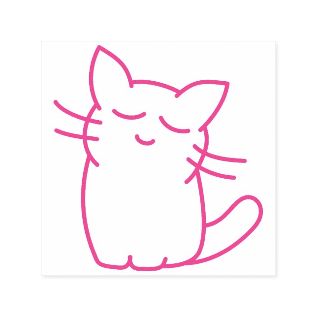 Cute Kitten Self-inking Stamp (Design)