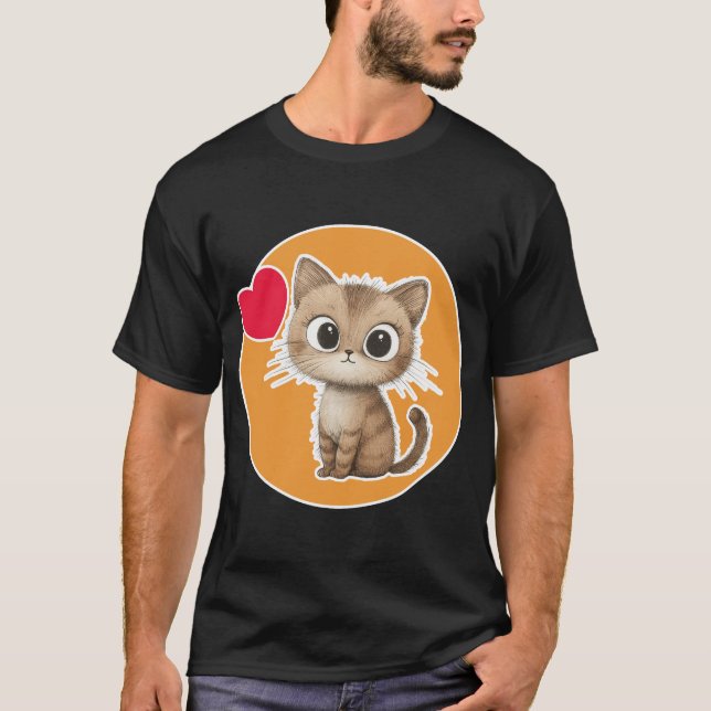 Cute Kitten T-Shirt (Front)