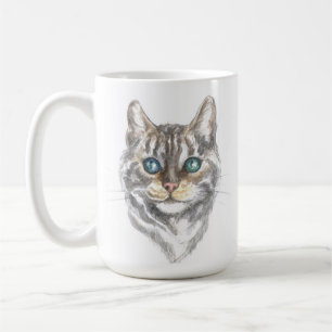 Cute Kitten Tabby Tiger Crazy Cat Lady Kitty Mum Coffee Mug