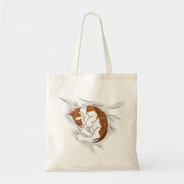 Cute Kitten Tote Bag (Front)