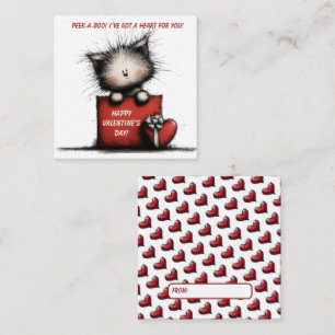 Cute Kitten Valentine Card