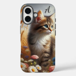Cute Kitten Watercolor Cat iPhone iPhone 16 Case