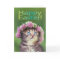 Cute Kitten Wearing Flowers on Her Head Easter